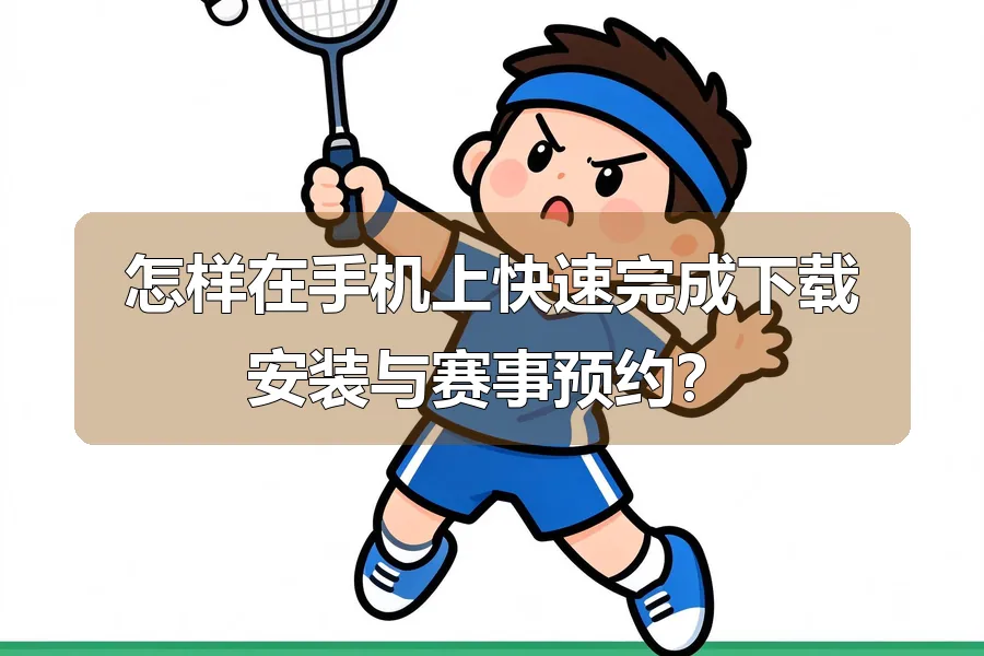 怎样在手机上快速完成下载安装与赛事预约?